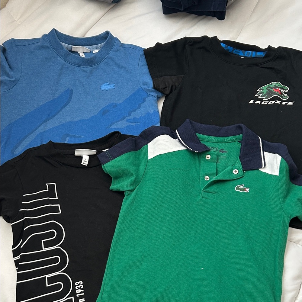 Bundle Lacoste kids shirts